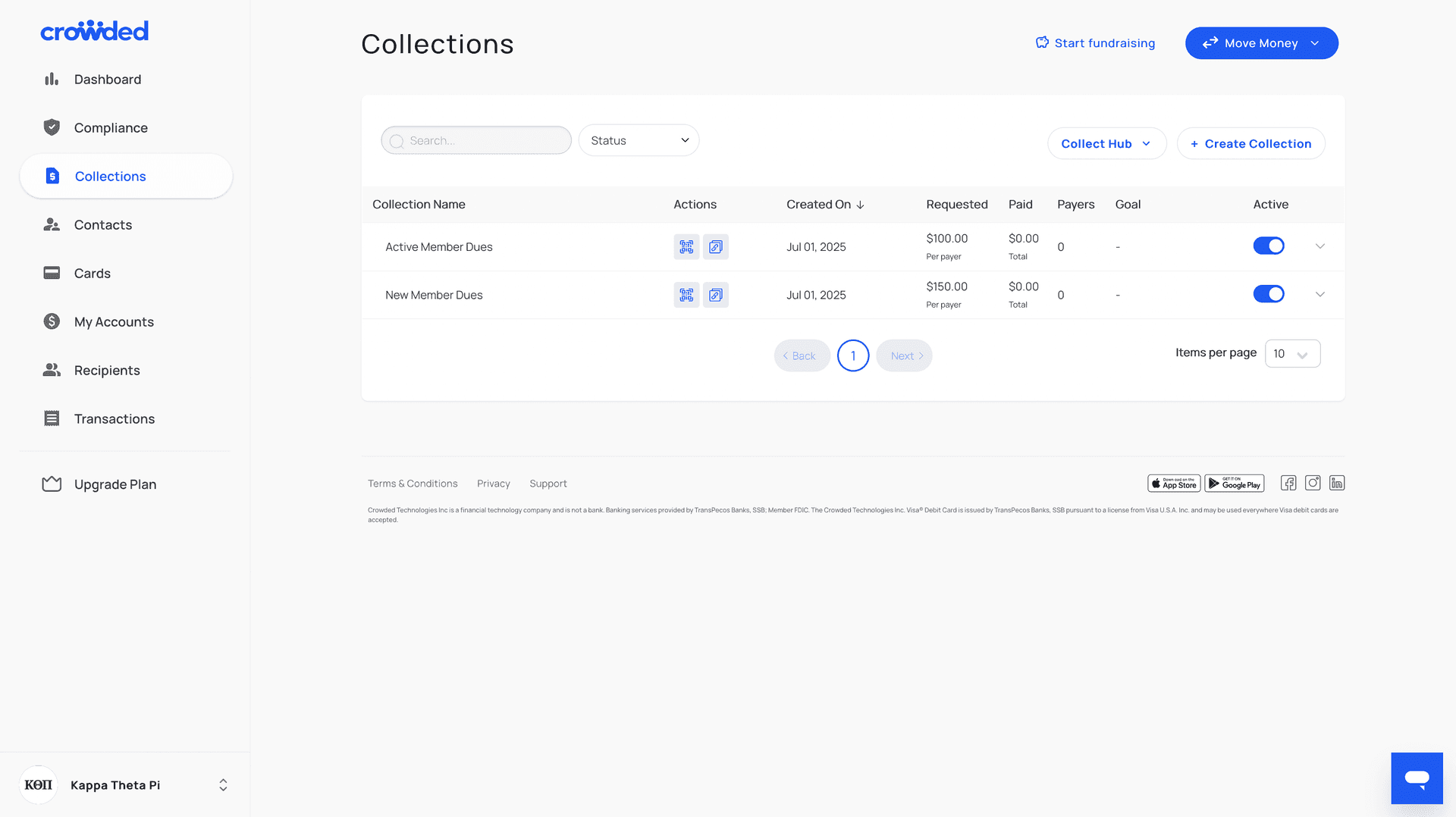 Crowded Collections